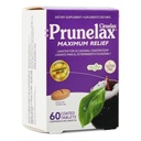 Prunelax Ciruelax Maximum Relief Laxative Tablets with Natural Senna for Occasional Constipation, Senna Extract, Vegan & Gluten-Free, Gentle Overnight Relief - 60ct