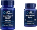 Life Extension MacuGuard Eye Health Supplement with Magnesium Capsules 500mg - Lutein, Zeaxanthin, Meso-zeaxanthin and Saffron for Healthy Vision - 60 Softgels and 100 Vegetarian Capsules