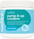 Wellah Creatine for Women (50 Servings, Unflavored) - Creatine Monohydrate with Dandelion & Cranberry Extract