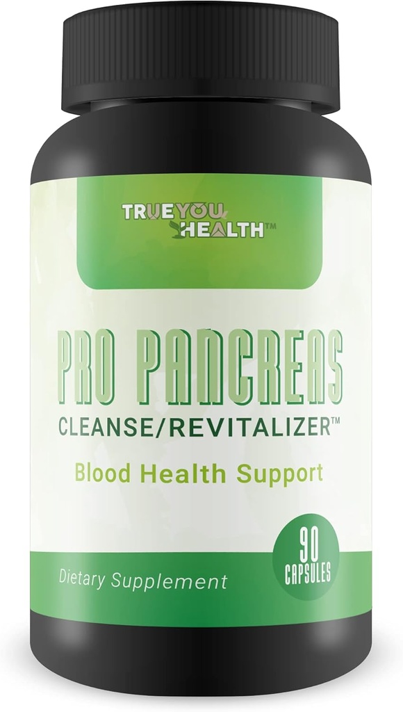 Pro Pancreas Cleanse/Revitalizer - Support Pancreas and Blood Health - Antioxidant Green Tea Pancreas Cleanse and Detox - Support Healthy Pancreas Function - Contains Vitamin D, Vitamin C, & Turmeric