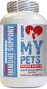 I LOVE MY PETS LLC Immune Dog Treats - PET Immune Support - Dogs and Cats - Booster - Healthy - Milk Thistle for Dogs - 60 Treats (1 Bottle)