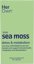 Her Own Irish Sea Moss Capsules, Burdock Root, Bladderwrack, Detox, Metabolism, Immune Support, Skin Health, Natural Joint Support, Nutrient Rich Superfood High in Minerals, 60 Count