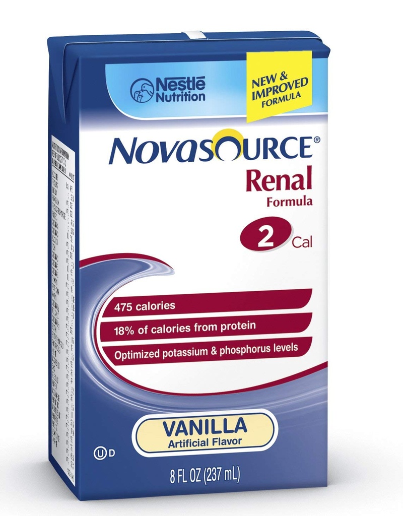 Novasource Renal Nutritional Supplement ( NOVASOURCE RENAL, 8OZ BRIKS ) 27 Each / Case