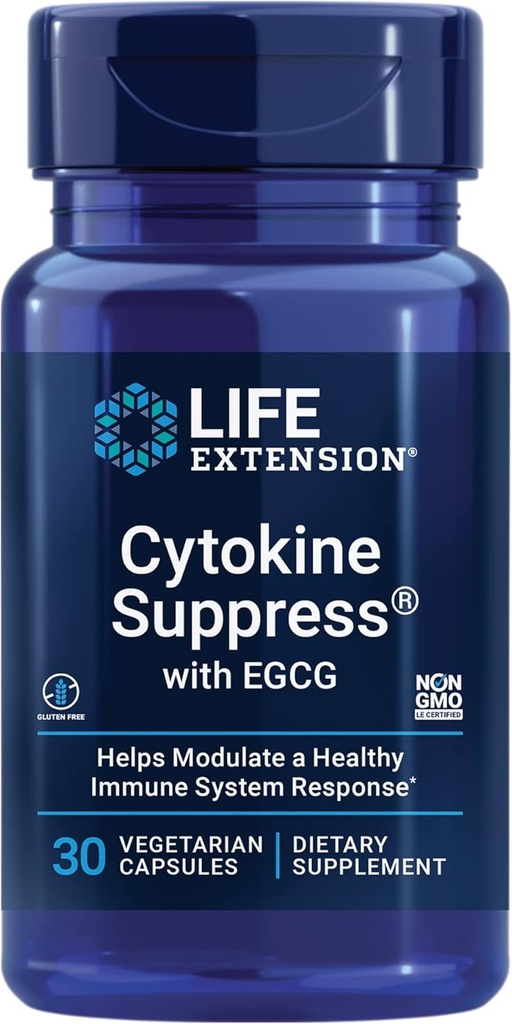 Life Extension Cytokine Suppress with EGCG, 30 Count