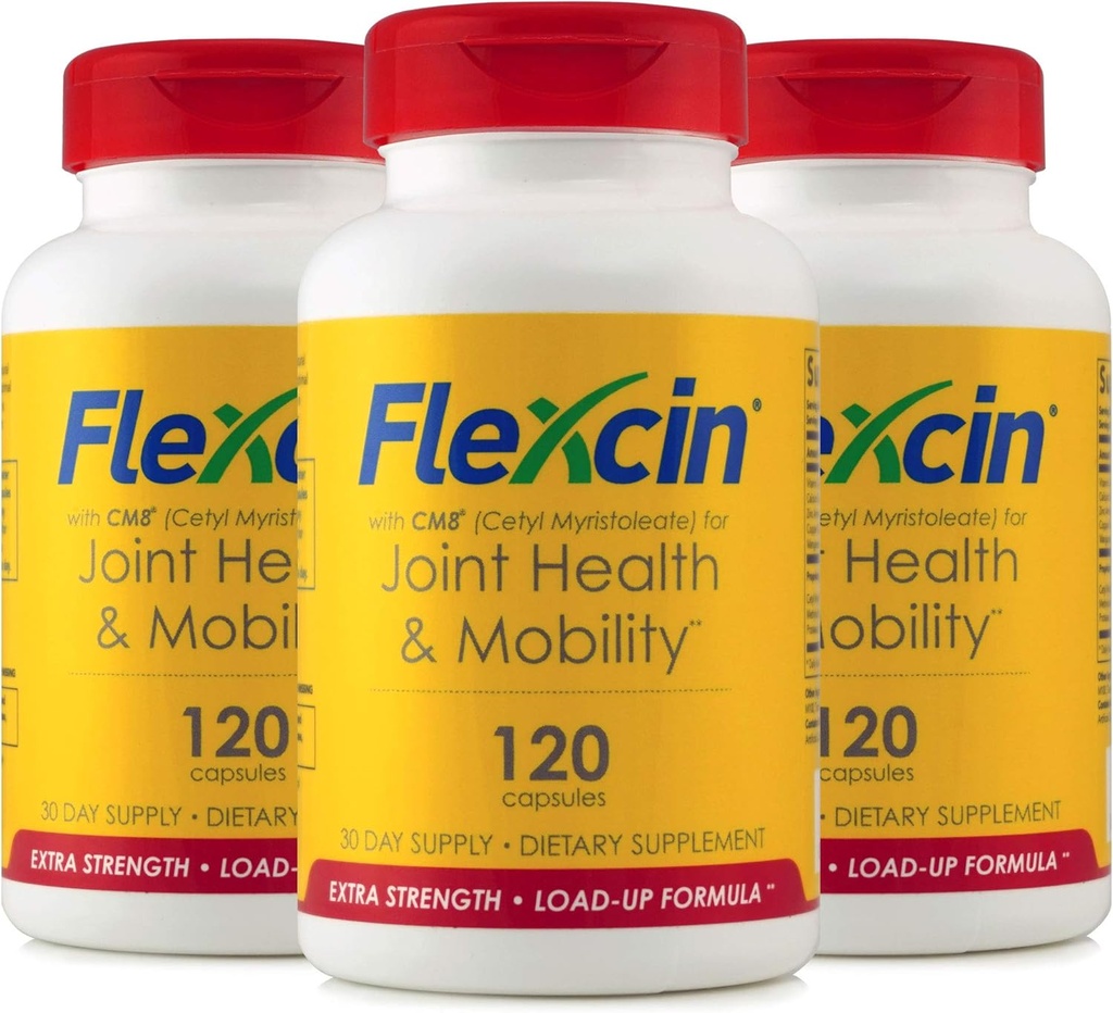 Flexcin Load up Formula with CM8-3 Pack (360 Capsules)