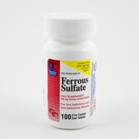 Special Pack of 5 x Quality Choice Ferrous SULFATE 325MG 100EA