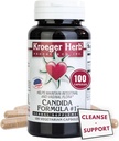 Kroeger Herb Candida Formula No 1 Capsules, 100 Count