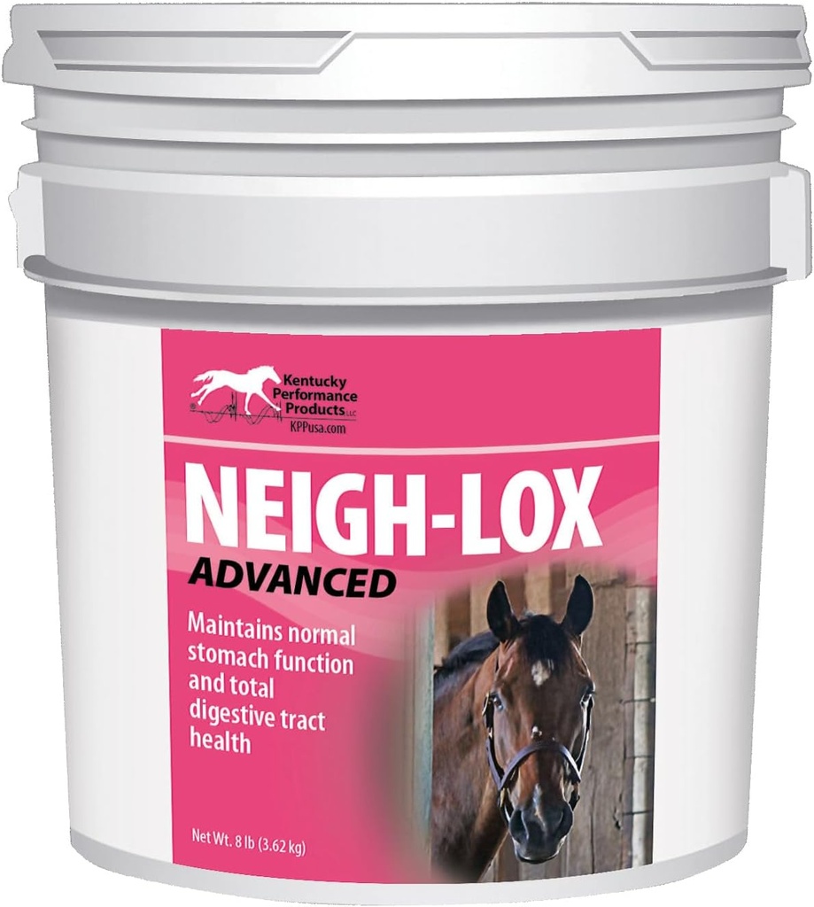 KENTUCKY PERFORMANCE PROD 044343 Neigh-Lox Advanced Digestive Supplement for Horses, 8 lb