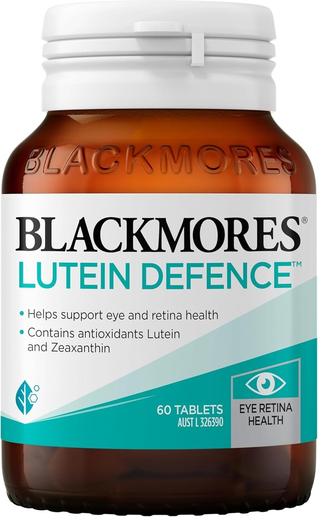 Blackmores Lutein Defence 60 Tablets Help to Maintain a Healthy Macula with 1PCS Chinese Knot Gift, Made in Australia