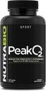 NutraBio PeakO2 Workout Supplement, 180 Capsules - Mushroom Blend Supplement to Help Enhance Athletic Performance and Overall Health, 60 Servings