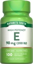Nature's Truth Vitamin E Softgels | 200 IU | 100 Softgels | Non-GMO & Gluten Free Supplement