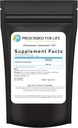 Prescribed for Life Potassium Carbonate Powder, Natural USP Food Grade Potash for Plants, Soap, Supplements, & More, Pure Bulk Potassium Powder (1kg / 2.2lb)