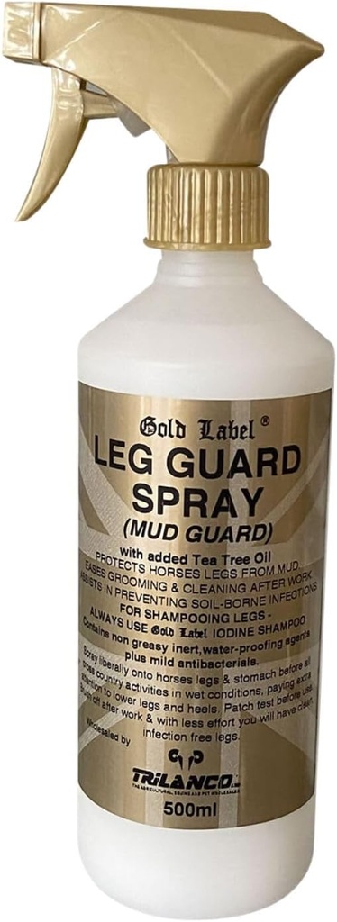Leg Guard Spray, For Horses, Gold Label, Prevents Mud Related Conditions, 500 ml Spray