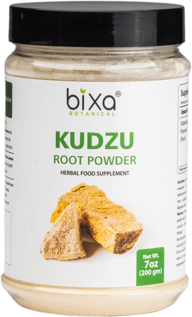 bixa BOTANICAL Indian Kudzu Root Powder (Pueraria tuberosa/Vidarikand) Ayurvedic Natural Herbal Supplement - 7 Oz (200g)