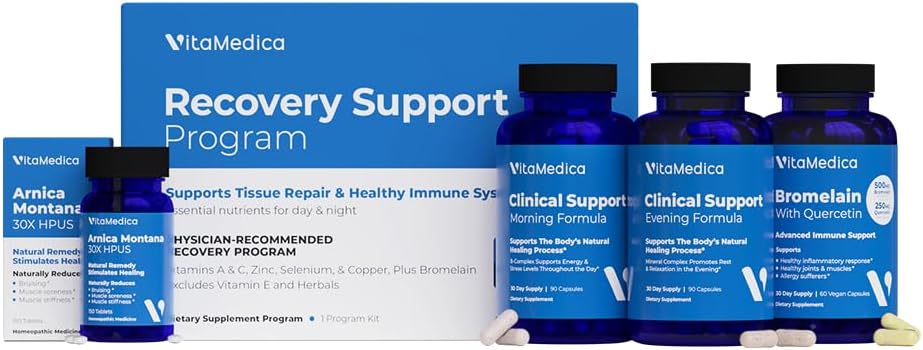 VitaMedica | Arnica Montana 30X + Bromelain with Quercetin + Clinical Support Formula Bundle