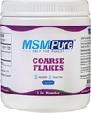 KALA HEALTH MSMPure Coarse MSM Powder Flakes – US-Made MSM for Joint Health, Skin Appearance, and Hair & Nail Support – 1 lb, Organic Sulfur