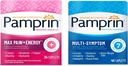 Pamprin Multi-Symptom and Max Pain + Energy Period Relief Bundle