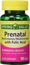 Spring Valley - Prenatal, Multivitamin, Multimineral, 100 Tablets w. Folic Acid