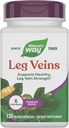 Nature's Way Leg Veins, Supports Healthy Leg Vein Strength*, 6-Herb Blend, With Horse Chestnut Extract, Dandelion, Gluten Free, 120 Vegan Capsules (Packaging May Vary)