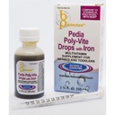 Pedia Poly-Vite Drops with Iron 1 2/3 fl Ounce Liquid