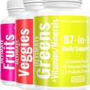 SHIZAM Super Green Fruit & Veggie Capsules | Superfood Daily Super Greens Blend Fruits & Vegetables Supplements | Fruit and Vegetable Supplement Powder Alt | Organic Supergreens Super Foods Veggies