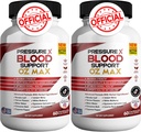 Pressure X Blood Support OZ Max Blood Support Supplement - Advanced Formula PressureX Advanced Support Supplement, Pressure X Maximum Strength Reviews (2 Pack - 120 Capsules)