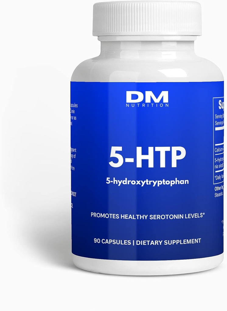 | 5-HTP Natural Serotonin Booster for Mood & Sleep | 3 Month Supply | 180 Capsules