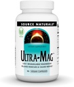 Source Naturals Ultra-Mag, Vegan Dietary Supplement, 5-in1 Bioavailable Magnesium, Relaxes Muscles & Calms Nerves*, Vegan Capsules (90)