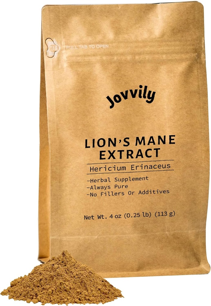 Lion's Mane - 4 oz - Hericium Erinaceus Extract - Herbal Supplement - Always Pure