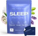 Premium Sleep Patches for Adults - 30 Pack | Extra Strength Melatonin Patches With L-Theanine & Ashwagandha - Sleeping Patch For Restful Nights, Skin-Friendly & Comfortable - Fast-Acting, Long-Lasting