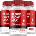 Blood Flow Max Capsule - BloodFlowMax Advanced Formula, BloodFlow Max Extra Strength, Overall Wellness,All-Natural Vitamins, Reviews (3 Pack - 180 Capsules)