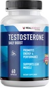 Daily Boost Free Testosterone Booster for Men - Strongest Supplement for Muscle Growth, Bodybuilding & Energy with 9 Powerful Ingredients - 60 Capsules