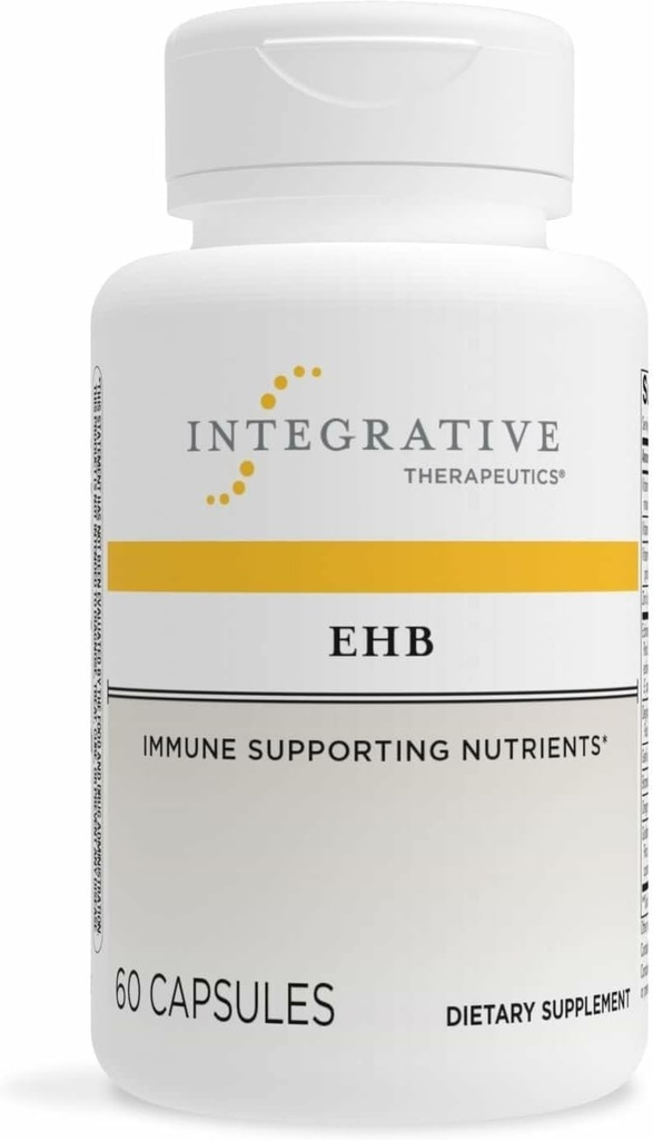 Integrative Therapeutics EHB - Immune Support Supplement with Vitamins A, C & B6* - Mineral Support with Zinc - Dairy-Free & Gluten-Free - 60 Capsules (20 Servings)