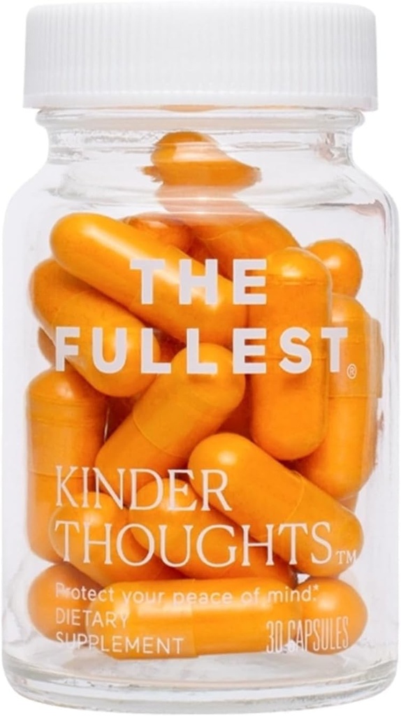 THE FULLEST - Saffron Capsules - Boosts Mood, Energy, and Focus, Gluten-Free & Vegan, Contains Saffron, Turmeric and Curcumin, 30 Capsules
