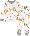 Burt's Bees Baby Boys' 2-Piece Long Sleeve Tee and Pants Organic Cotton Pajama Set