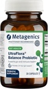 Metagenics UltraFlora Balance Probiotic - Shelf-Stable Daily Gut Health Supplement for Digestive & Immune Support* - Non-GMO & Gluten-Free - 30 Capsules
