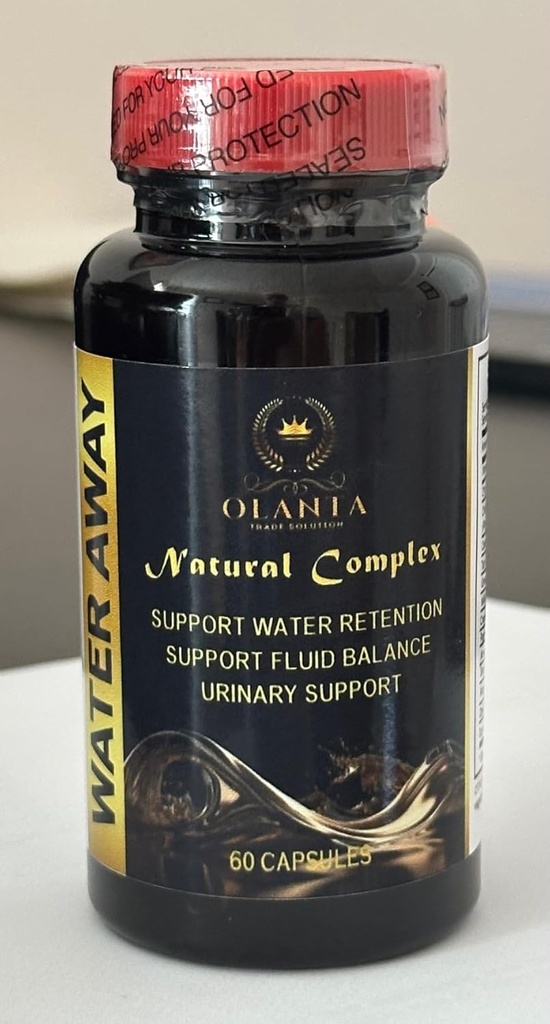 WATER AWAY PILLS - Premium Herbal Blend with Milk Thistle, Turmeric, Tart Cherry - Premium Water Retention and Flushing - Immune system booster - Herbal Diuretic Supplements -1 Bottle