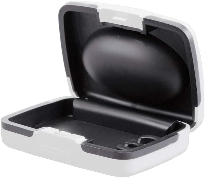 SOUNDLINK Hearing Aid Case Hard Storage Box with Battery Compartment for BTE CIC ITE ITC Hearing Aids Portable