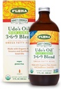 Flora - Udo's Choice High-Lignan 369 Omega Oil Blend, Udo's Oil Balanced 2:1:1 Ratio of Omega Fatty Acids, Made with Organic Flax, Sesame & Sunflower Seed Oils, 17-oz. Glass Bottle