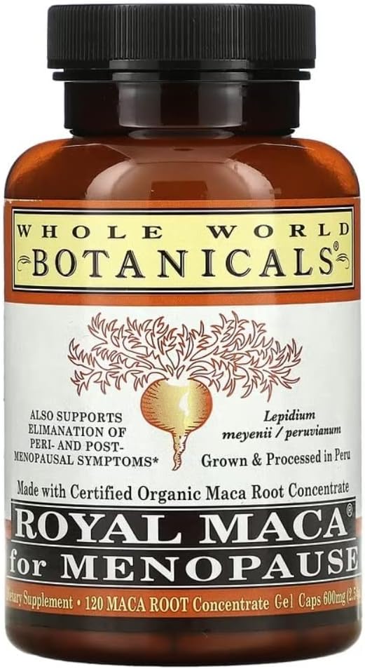 Whole World - Royal Maca 120 Gel Caps - Menopause Support