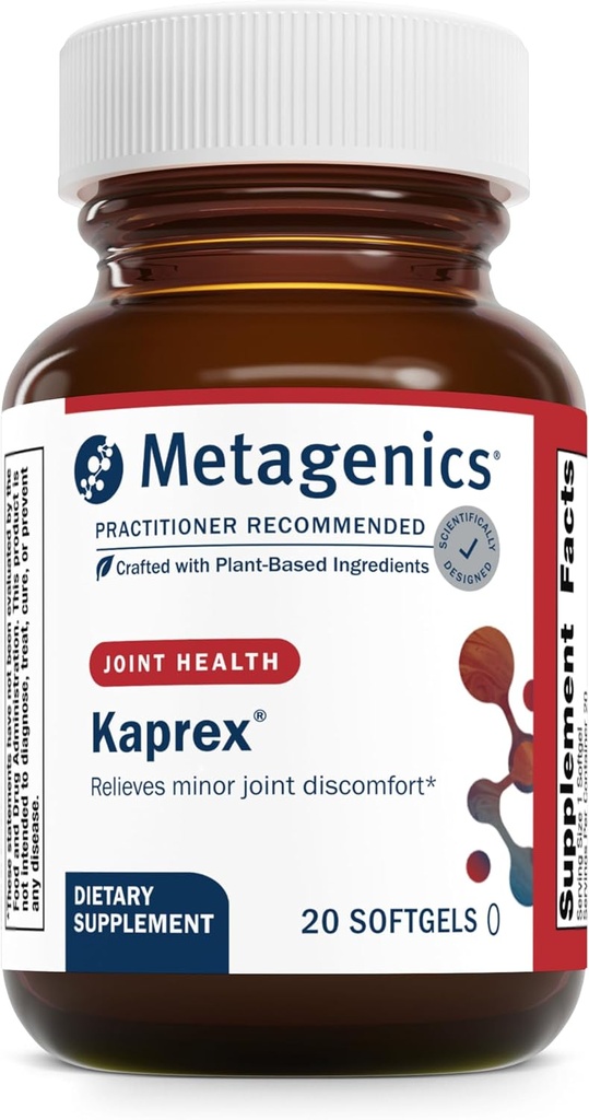 Metagenics Kaprex, Selective Kinase Response Modulators for Joint Comfort, Plant Based - 20 Softgels