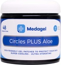 Circles Plus Aloe Hydrogel Pads | Instant Cooling and Soothing Relief for Nursing Pain, Blisters, Bug Bites, Minor Burns and Chafing | 48ct Circular Pads
