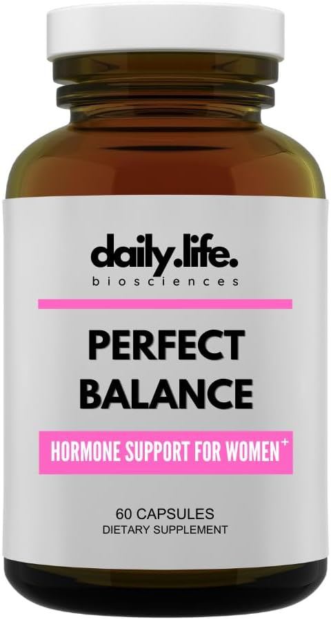 Perfect Balance: Women's Hormone Supplement - Natural Support for PMS, Menopause, Perimenopause, PMDD