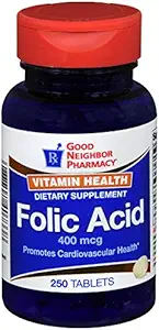 GNP FOLIC Acid 400 MCG TAB 250