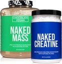 NAKED Soy-Free Protein Bundle: 8LB Chocolate Vegan Mass Creatine