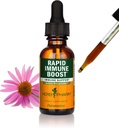 Herb Pharm Organic Rapid Immune Boost: Fast-Absorbing Tincture for Adults, Echinacea Tincture with Goldenseal, Ginger Extract & Elderberry, Immune Support Supplement & Wellness Aid, 1 Oz