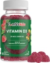 YUM-V's Chewable Vitamin D Gummies for Kids - Vitamin D 1000 IU - Vitamin D3 Gummies - Kids Vit D3 Dietary Supplements - Children's Vitamin D3 1000IU - Bone Health & Immune Support (60 Count)
