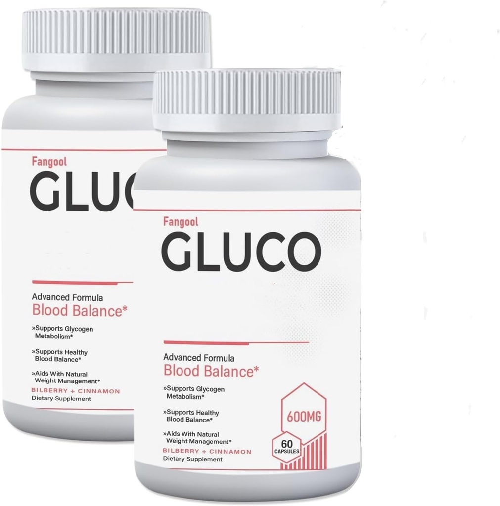 Gluco Supplement, Gluco Capsule - Advanced Formula Gluco, Gluco Maximum Strength Reviews, 60 Capsules(2 PC)