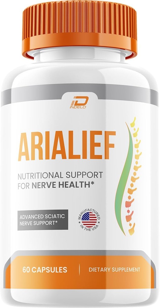 Arialief Capsules, Arialief Advanced Supplement, All Natural Formula to Maintain Healthy Levels, Maximum Strength Daily Formula, Arialif Capsules Reviews (1 Pack - 60 Capsules)